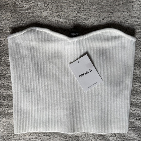 Forever 21 White Women's Tube Top - Picture 1 of 2